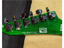 Load image into Gallery viewer, ESP LTD MH-1000 with Rosewood Fretboard 2008 Green Quilt Maple With SD Mustaine Active pickups