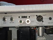 Load image into Gallery viewer, Peavey 6505+ 3-Channel Guitar Head White Alligator Tolex Genalex Gold Lion and Mesa Tubes CUSTOM