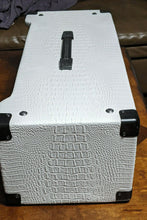 Load image into Gallery viewer, Peavey 6505+ 3-Channel Guitar Head White Alligator Tolex Genalex Gold Lion and Mesa Tubes CUSTOM