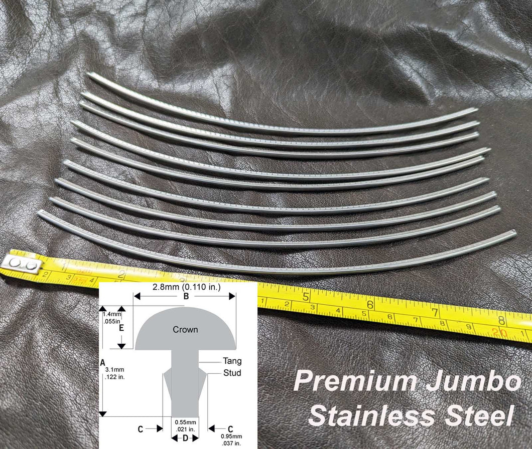 6ft JUMBO STAINLESS STEEL Frets/Fret Wire